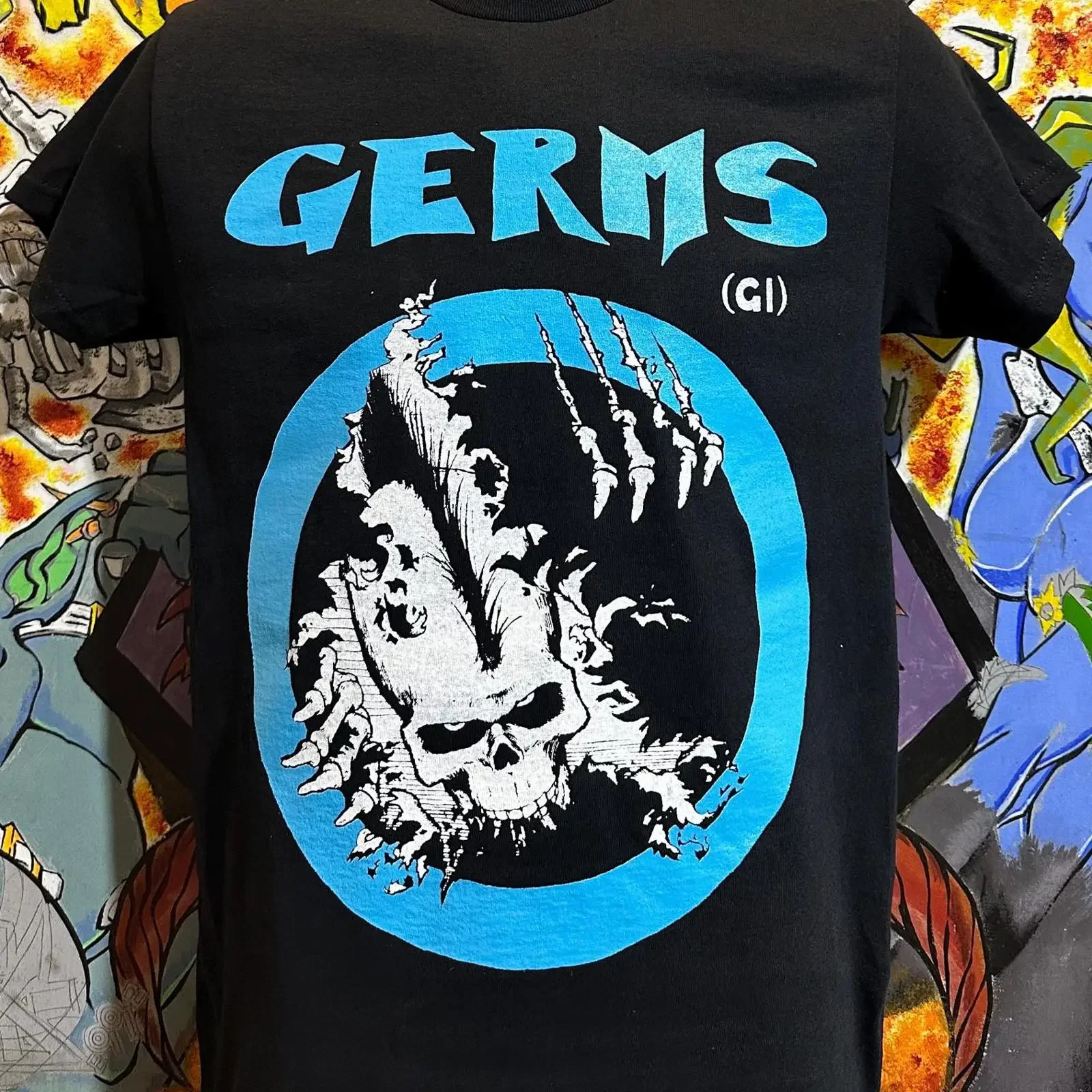 The Germs Return of T Shirt Darby Crash Leftover Crack Dead Kennedys Punk Subhumans OI vintage Washed Stretched Versatile Soft