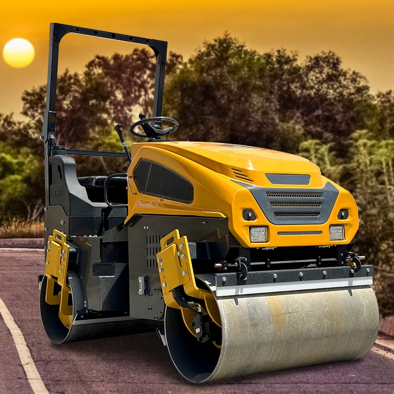 2.5 طن 3 طن 4 طن آلة الضاغطة الصناعية الهيدروليكية تهتز الأسفلت سعر الأسطوانة الطريق للبيع