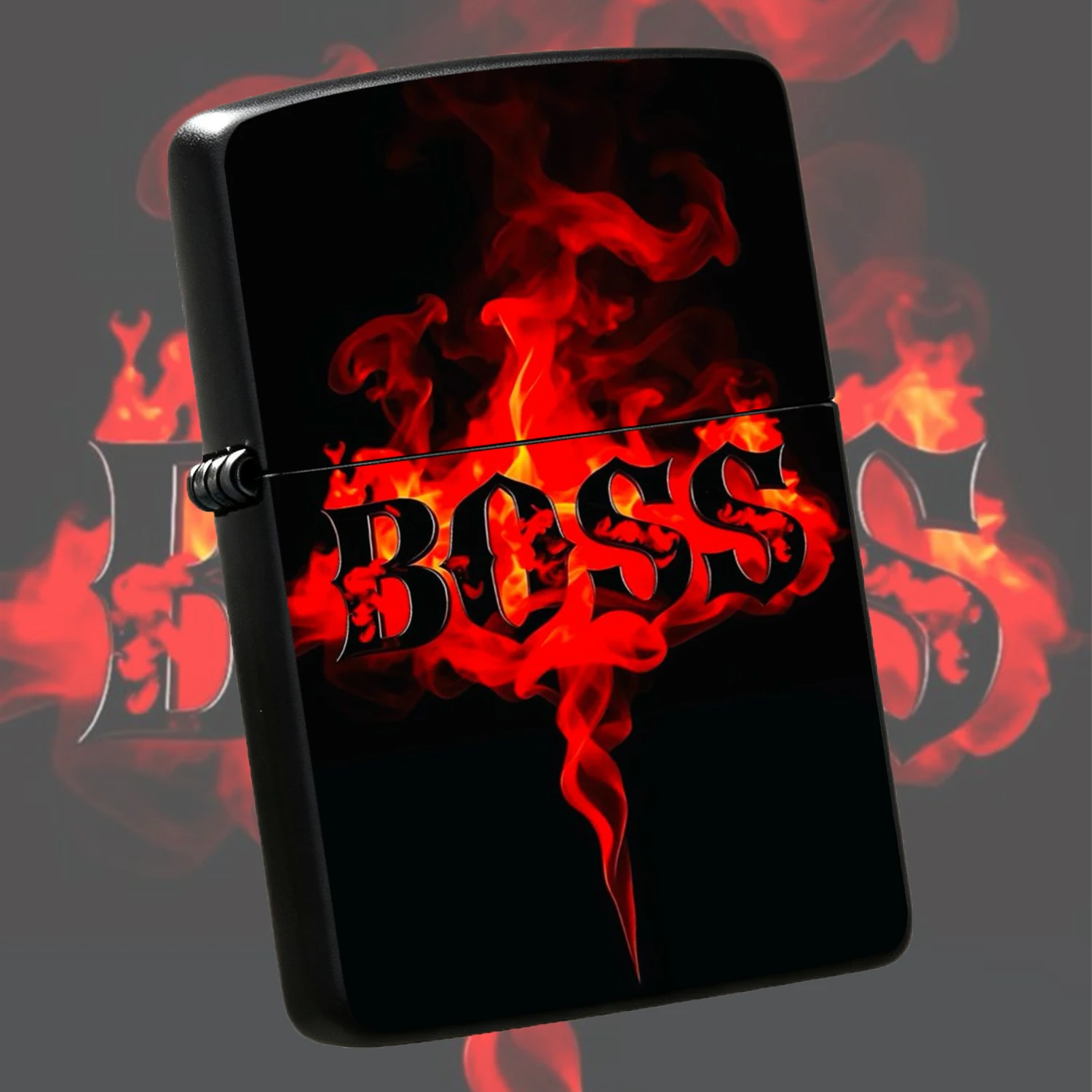 Stylish Cool Flame Themed Lighter, Windproof Exquisite High-Grade Igniter, Portable Practical Accessory For Outdoor Camping, Candle Lighting, Home Daily Use, Thoughtful Creative Holiday Gift For Friends Colleagues, Multi-Scenario Available