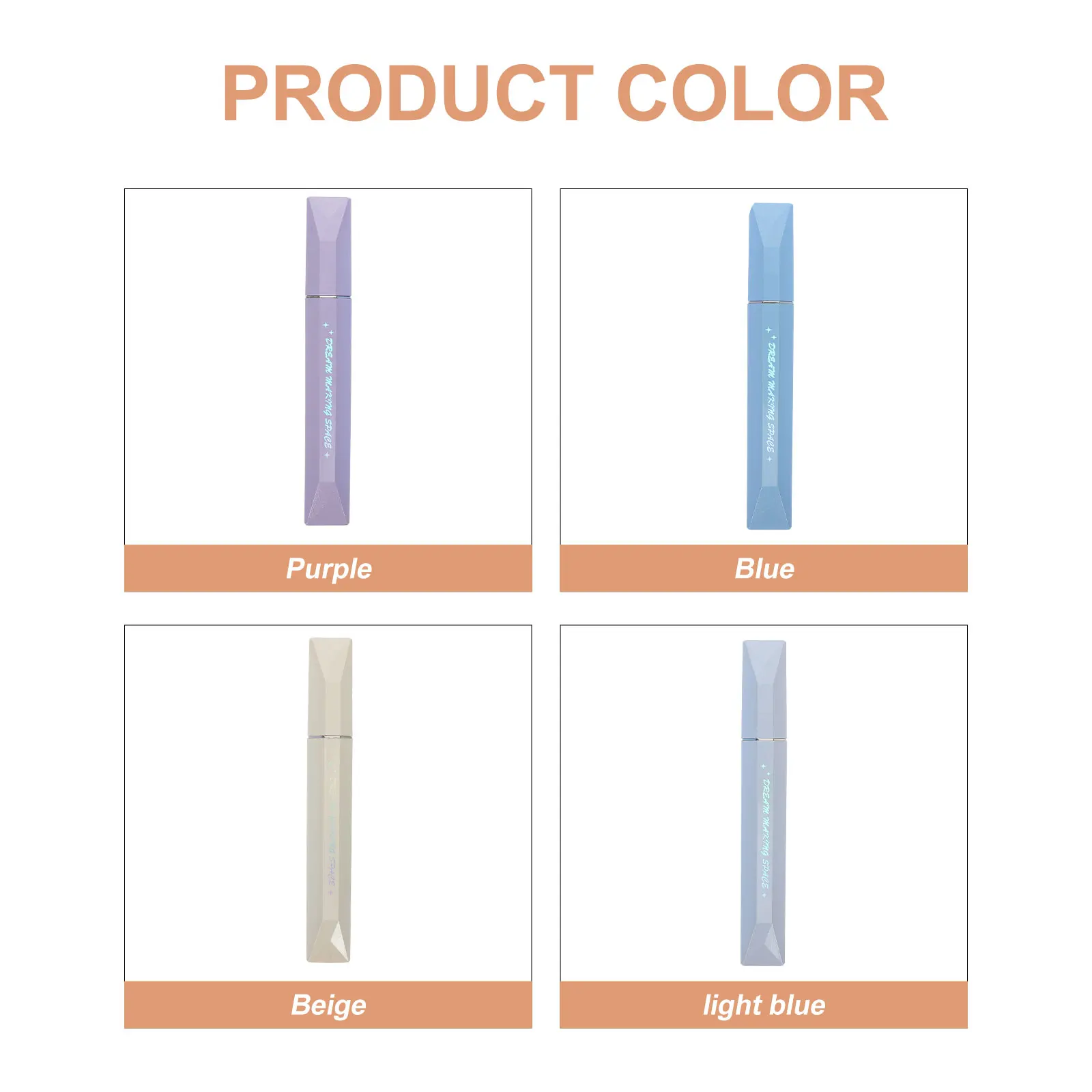 

4pcs Soft Tip Highlighter Water-Based Long-Lasting Color Book Markers For Study Work Note Marking Pens Plastic Marker Pens