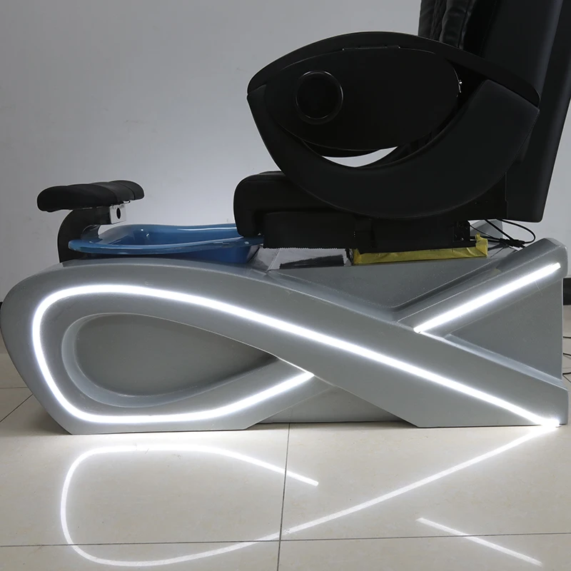 Factory Wholesale Electric Recliner Sofa Foot Basin Bowl Foot Spa Pedicure Chair No Plumbing Pipeless view 6