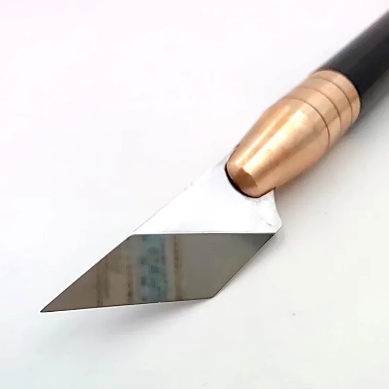 Holzgriff-Ledergravurstiftmesser DIY Lederhandwerk Schneid-/Schnitzwerkzeug Blumenschneider Lederbearbeitungswerkzeug – Detail 8
