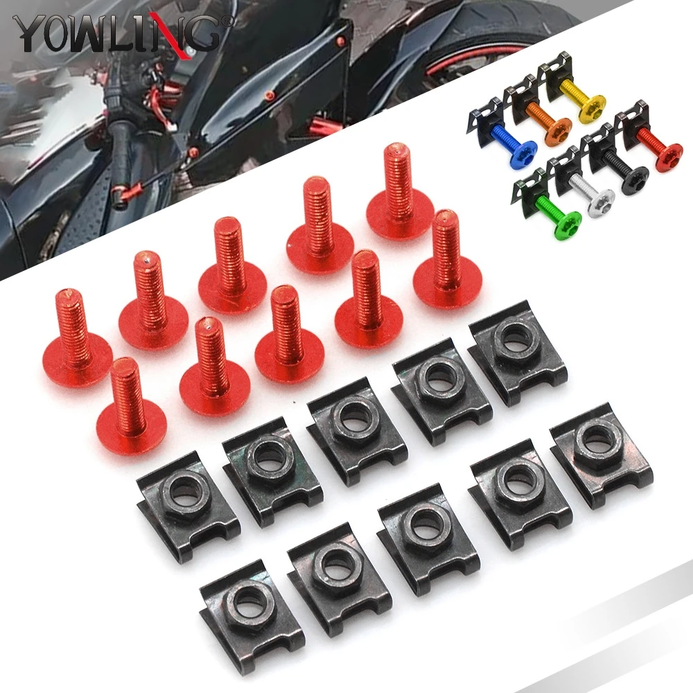 

Fairing Bolts Spire Fastener Clips Screws Nut For SUZUKI GSXR Msx125 Msx 125 Gsr 600/750 Gsxr 600/750/1000 Sv 650 Drz400 SV650