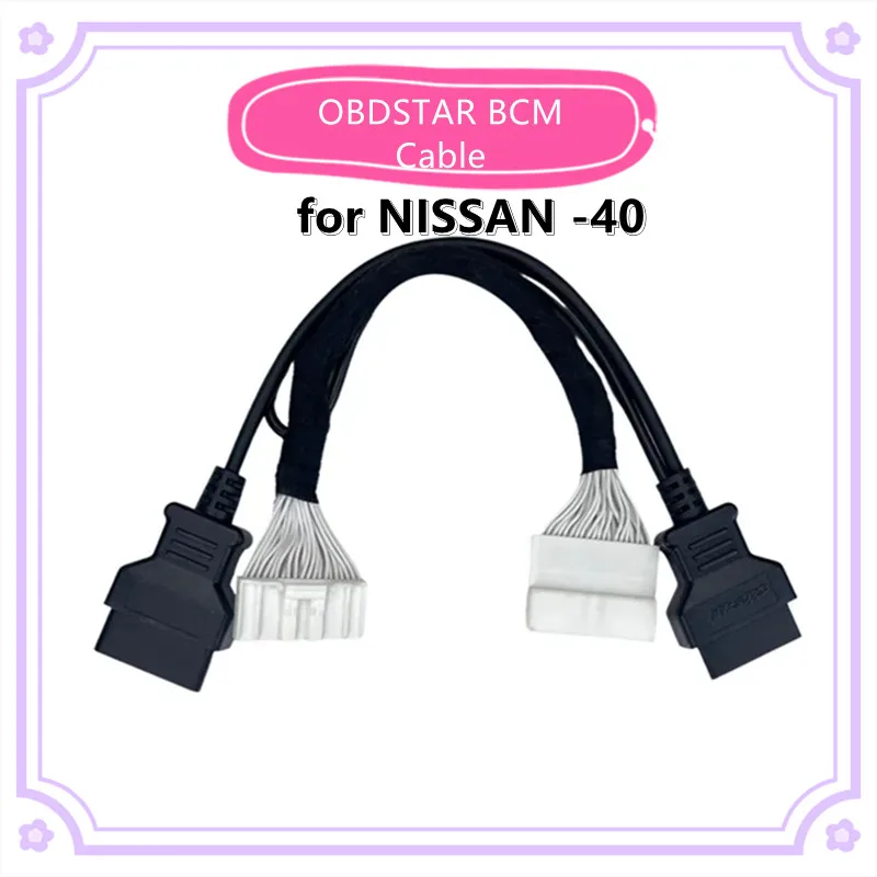 

OBDSTAR for NISSAN -40 BCM Cable Used for X300 DP PLUS/ X300 PRO4/ X300 DP Key Master