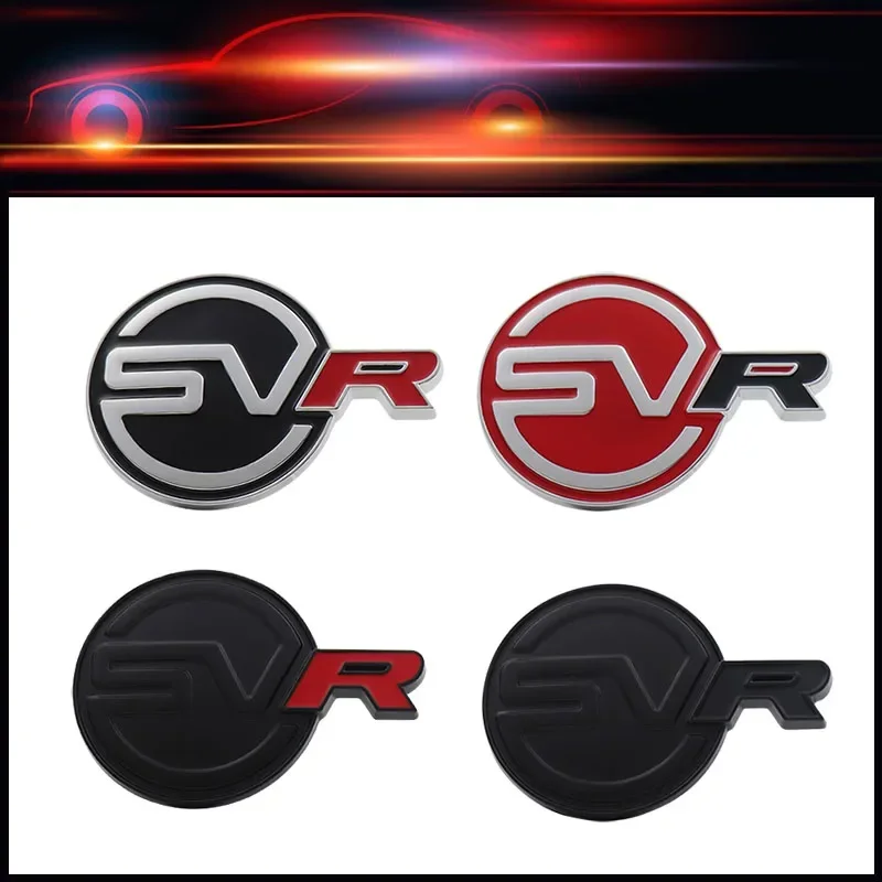 تصفيف السيارة SVR SV R سيارة رياضية درابزين الجانب الجذع لوحة ملصق مائي شعار شارة ملصق للمدافع رواج ديسكفري
