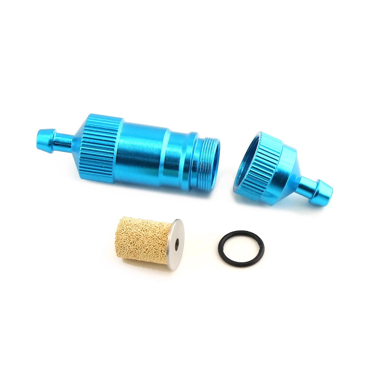 1pcs RC Boat Fuel Filter Fine for Aircraft and vehicle models GAS Nitro RC Model Boat Take Apart Type Aluminium L50mm