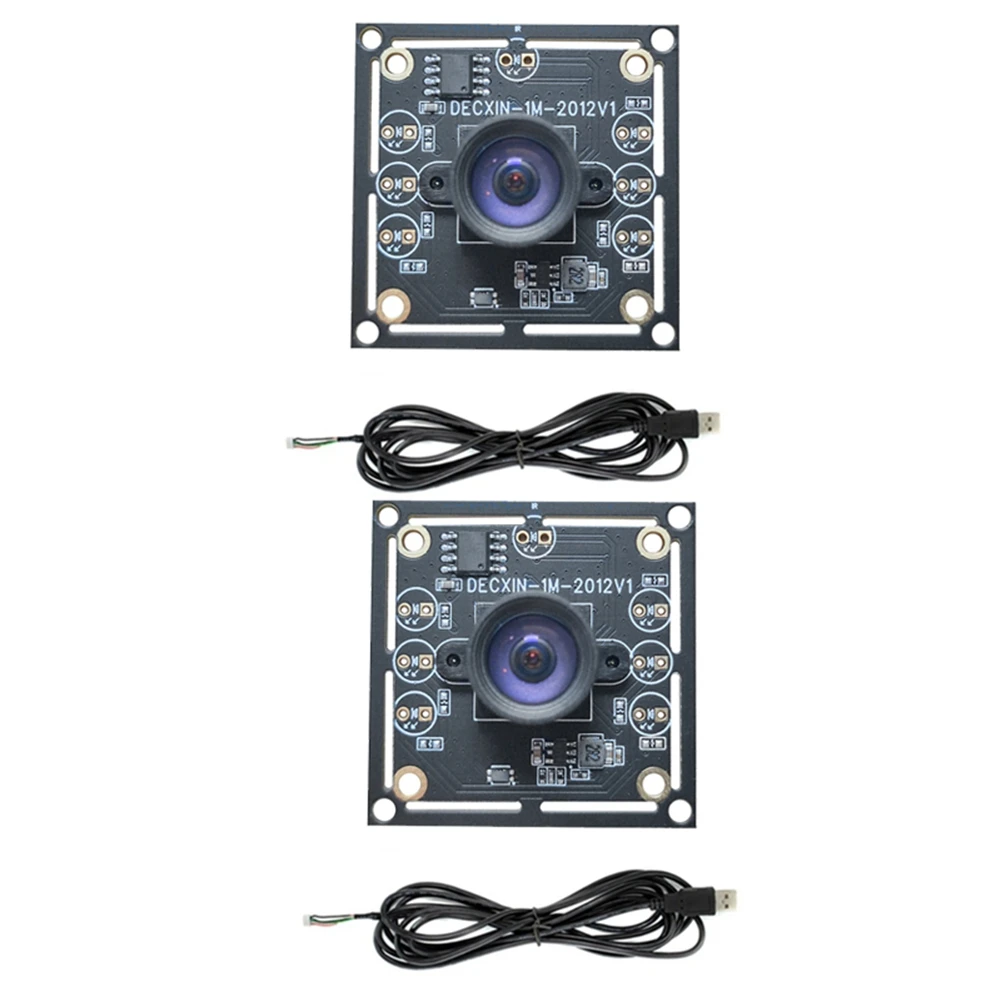 

Top Sale 2PCS 100 Degree Camera Module OV9732 1MP 1280x720 30fps USB Camera Module Drive Free for WinXP/7/8/10 With1.5M Cable