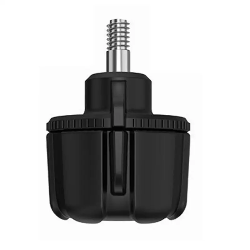 

652F Portable 17mm Ball Socket to 1/4" Threaded Connector Durable Plastic Adapter for Attaching Various Mounts & Brackets