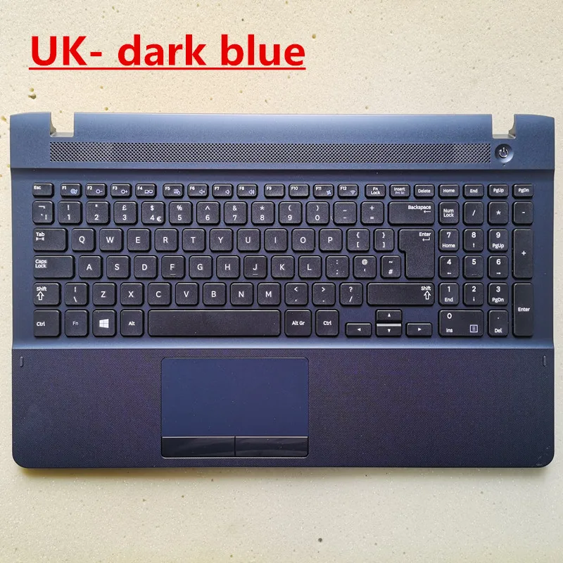 UK/Latin/Germany/Turkey/Hungary new laptop keyboard with touchpad palmrest for Samsung  NP  270E5J 270E5G 270E5U 270E5R 270E5K