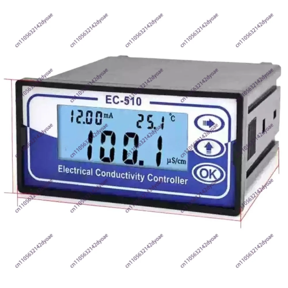 

Conductivity Meter Water Resistivity Controller 4-20mA/RS485 Hi/Lo Relay Alarm Embedded For High Purity Water EDI Equipment