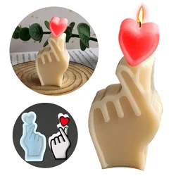 Small Gesture Love Candle Mold Heart Shape Silicone Chocolate Ice Cube Resin Mold Large Candle Cake Confession Decor Party Gifts