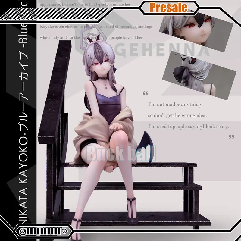 New Blue Archive Anime Figure 17cm Kikata Kayoko Action Figure Japanese Anime Girl Figurine Toy Collection Game Model Doll Gifts