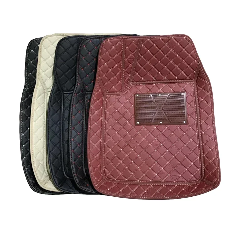 

Универсальные автомобильные коврики, аксессуары для салона автомобиля, кожаный полный комплект, противоскользящие 3D автомобильные коврики для ног