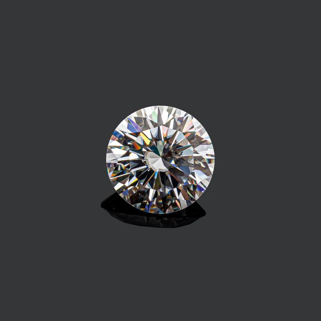 

Moissanite Diamonds D Color vvs1 0.1 ct to 9 ct 10 Hearts 10 Arrows Laboratory Gemstones Round Excellent Cut