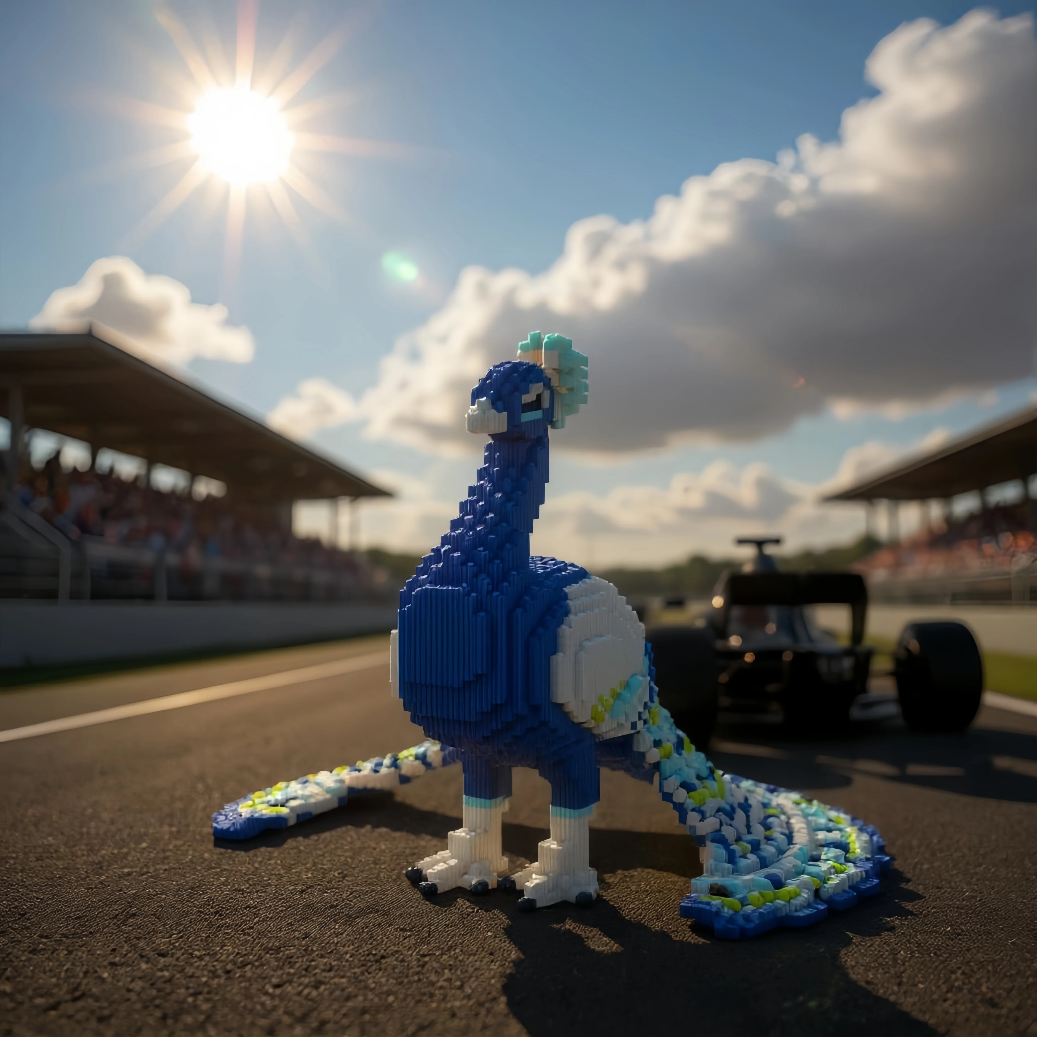 

5876-компонентная модель строительного блока в виде павлина, креативные украшения и декор комнаты с животными, подарки на день рождения/валентинку/Хэллоуин/Рождество/Рождество и праздник