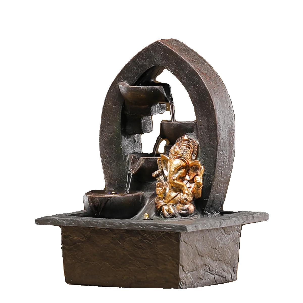 

Southeast Asia elephant god water fountain desktop Feng Shui ornaments living room porch office tea table decorations