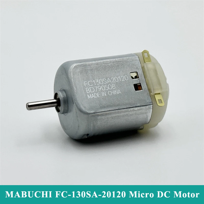 

Mabuchi FC-130SA-20120 Micro 130 DC Motor DC 3V 3.7V 5V 6V 17000RPM High Speed Carbon Brush Strong Magnetic DIY RC Toy Car Boat