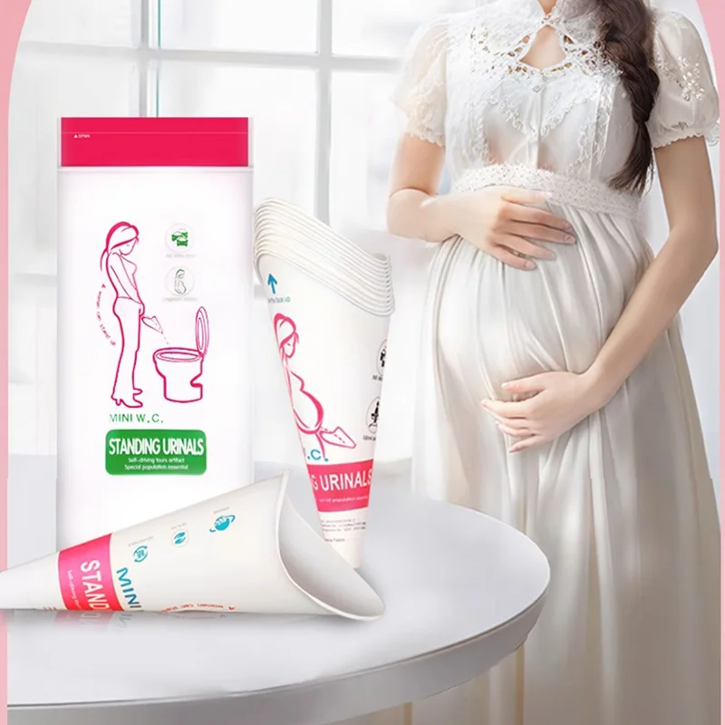 

24 шт. одноразовый бумажный писсуар для женщин Gravida стоячий писсуар гигиенический герметичный портативный воронка для мочи кемпинг ZSY