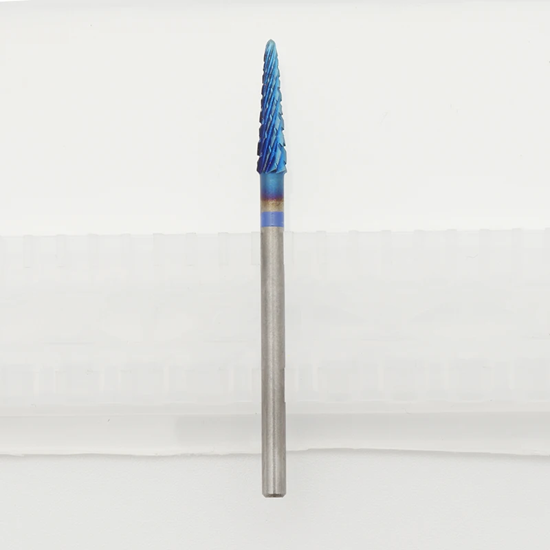 Novo! Azul Pro Whole Carbide prego Brocas, furadeira elétrica, Arquivos de máquina, Nail Art Tools, corte e fundo polonês