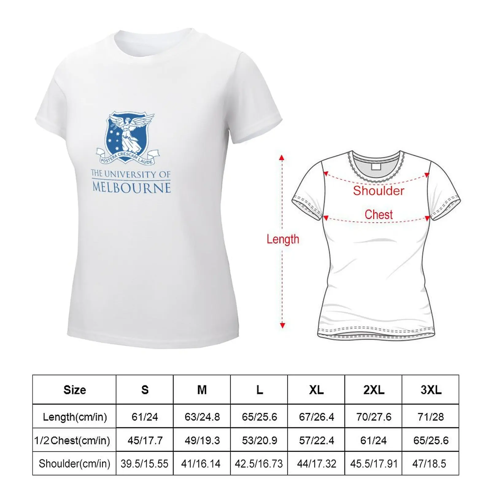 Mundnjengan die Universität von Melbourne Opobakal T-Shirt Sommerkleid ung ästhetische Kleidung kurz geschnittene T-Shirts für Frauen