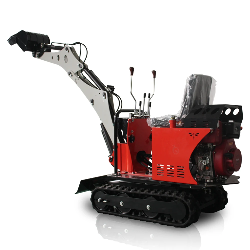 Qilu Farm Excavator  Used At Home 0.8 Ton Excavator Micro Digger