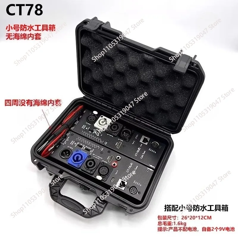 In StockCT-78 Intelligent 3-in-1 Network Cable Tester with Xanon & HDMI & RJ45 Ports, Automatic Wire Tracker and Signal Analyzer