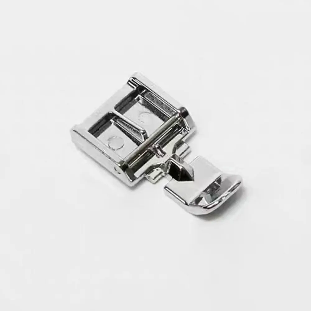 Compatible Metal Zipper Presser Foot Left & Right Single Sides For Household Snap-on Sewing Machines Brother Singer Janome