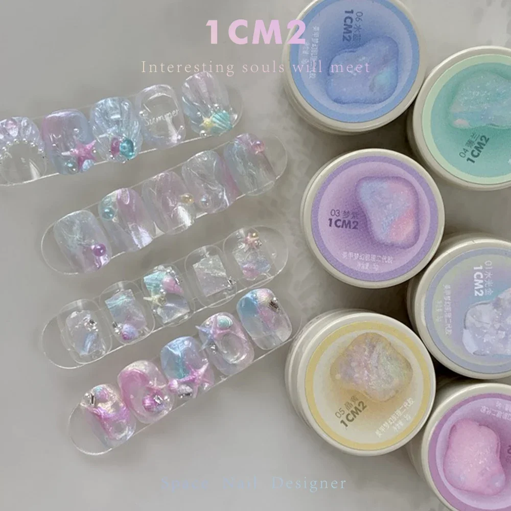 Żel do paznokci 3D Sculpture Painting, ulepszony, solidny, rzeźbiący, perłowy kremowy lakier żelowy, efekt Aurora, malowane kwiaty, narzędzie do manicure.