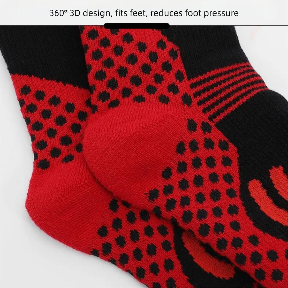 جوارب تزلج قطنية حرارية للأطفال تمتص العرق شتاء دافئ سميك دافئ جوارب رياضية قابلة للتنفس ومضادة للرائحة #4