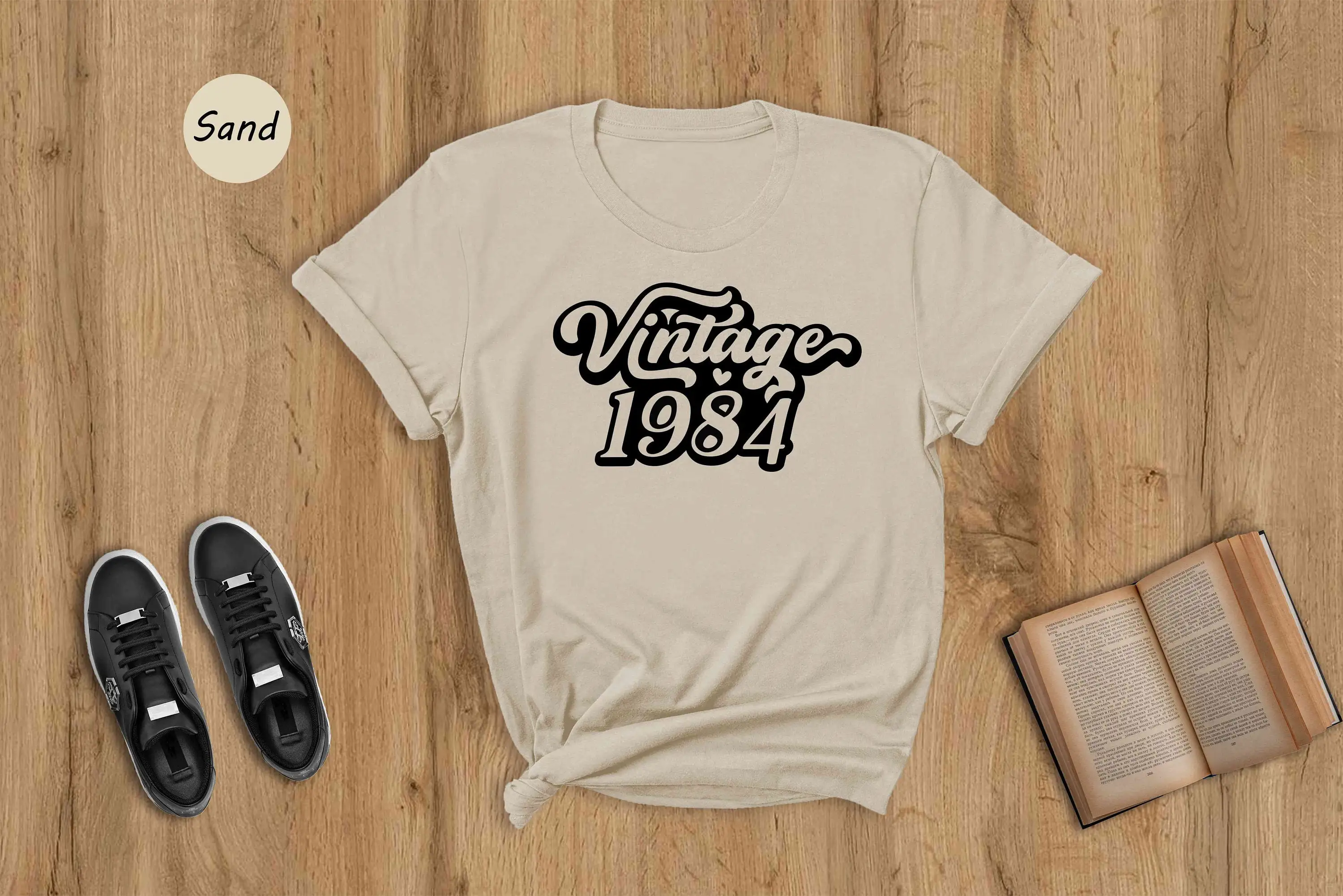 Vintage 1984 T Shirt 40Th Birthday 80S Idea For Grandmom Mom Wife Girl Daughter