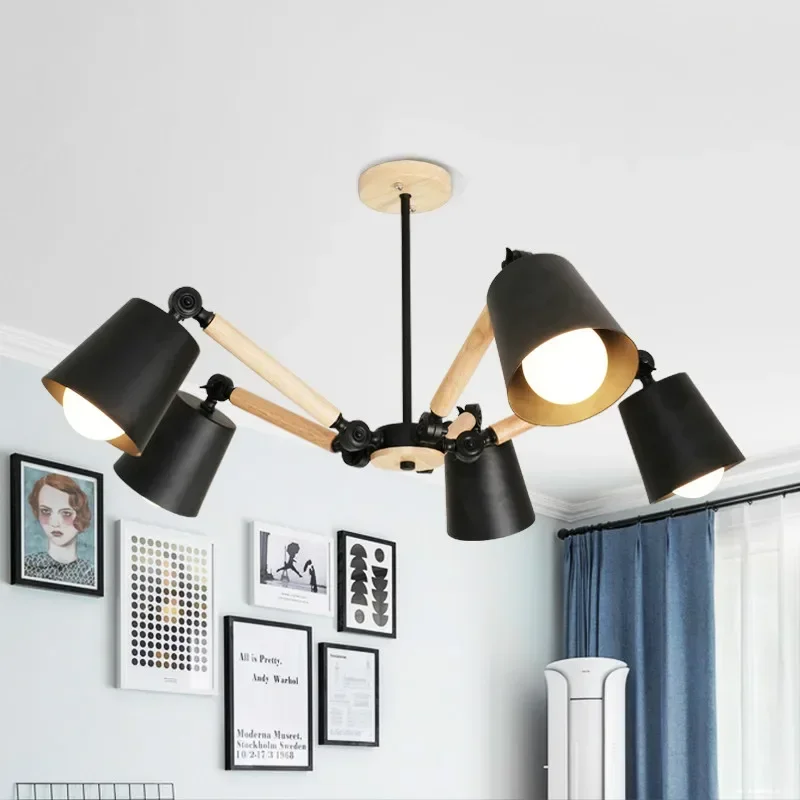 

home Living Wooden Modern LED ceiling Light For Room Bedroom Ceiling Lamp Luminaire Lampara Techo