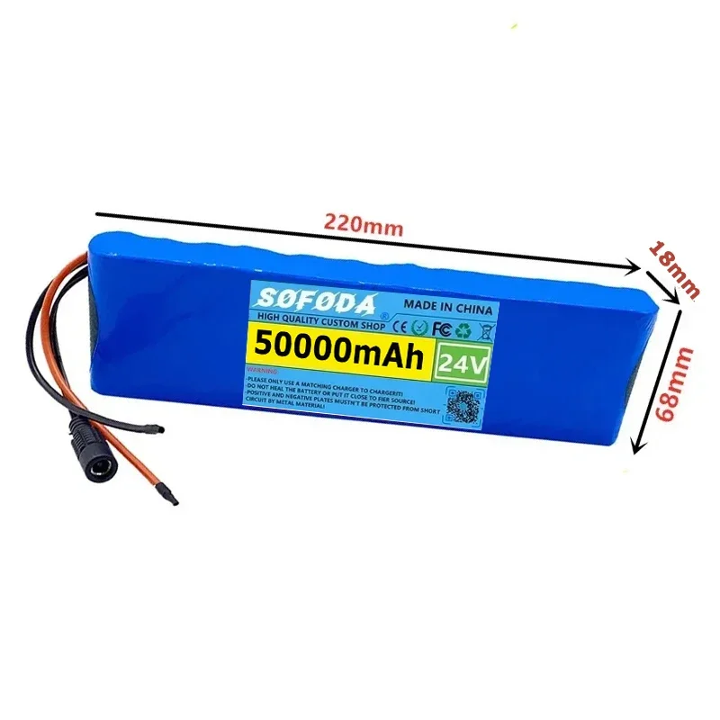 6S2P 25.2V 50000mAh Lithium-ion Rechargeable Battery Pack, Suitable for Power Supply of Electric Toys, Electronic Products etc