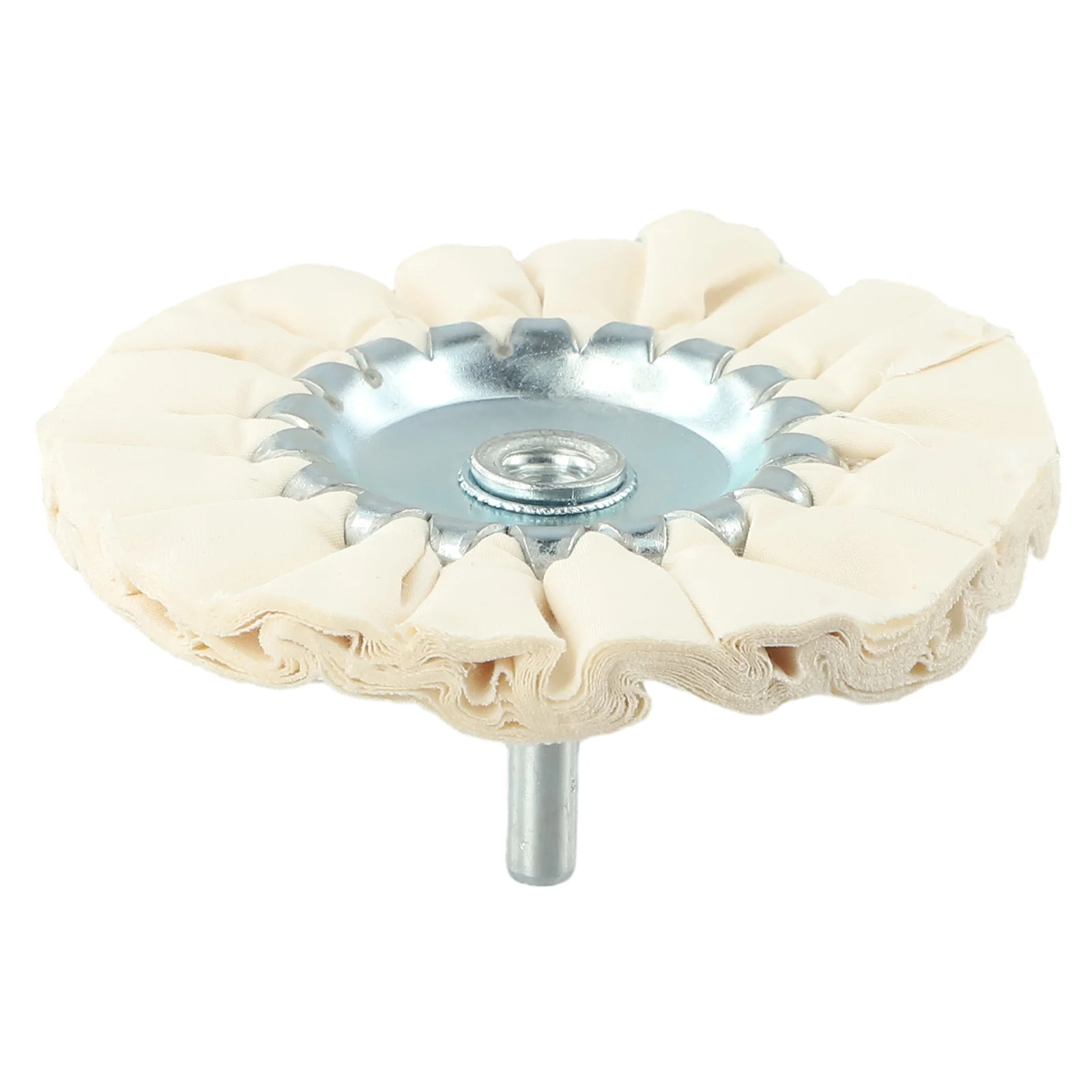 Pratical High Quality Portable Buffing Wheel Buffs Wheel Buffing Cotton Airway Open Bias Polishing Wheel White