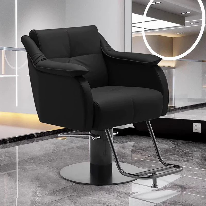 Simple Online Celebrity Barber Chairs Nordic Hair Salon Professional Shave Barber Chairs Rolling Lift Salon Furniture Sedie FYBC