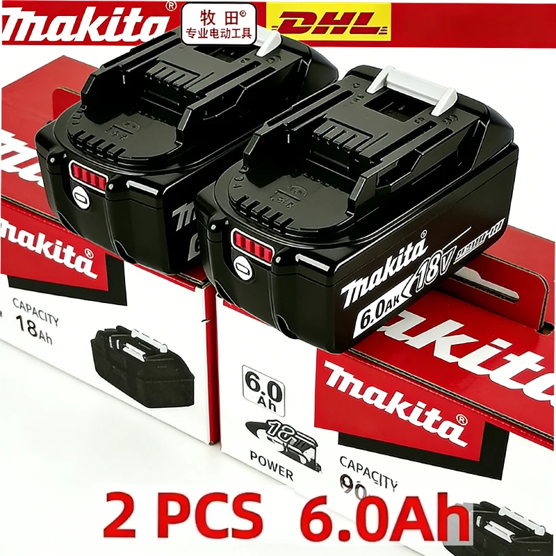 

Genuine 6AH makita BL1860 18V Battery Power Tools Li-ion Replacement LXT BL1850 BL1840 for 18V Screwdriver with BMS TPCELL 18V