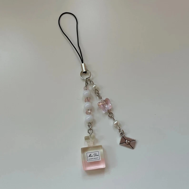 love letters phone charm perfume y2k dainty dolly charm