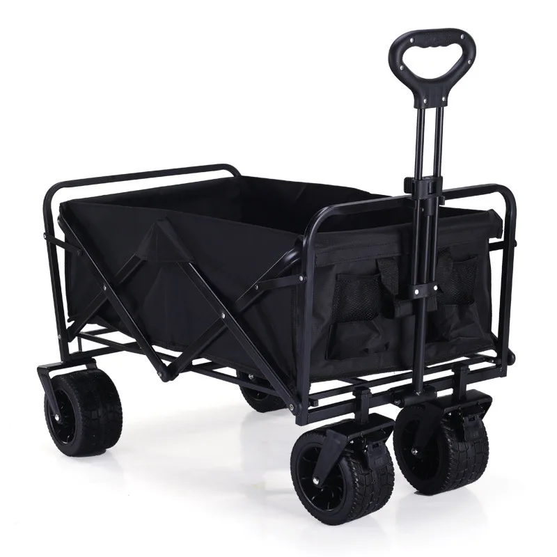 Outdoor multi-function camper folding trolley