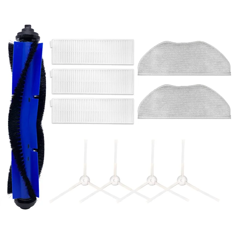 Filtro de A006-HEPA Cepillo Lateral principal para Tefal Rowent x-plorer 95 RG7975WH RG7987 accesorios de repuesto de aspiradora robótica