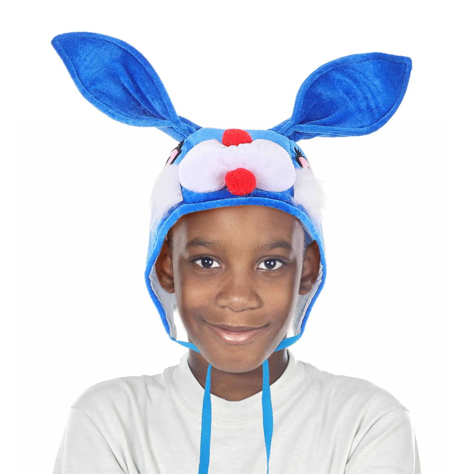

Cute Bunny Photo Prop Rabbit Costume For Adults Party Halloween Cosplay Dress Up Accessories Headwear Furry Hood Birthday