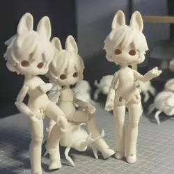 Ceramic resin doll desktop ornaments 18cm doll craft decorations BJD free delivery