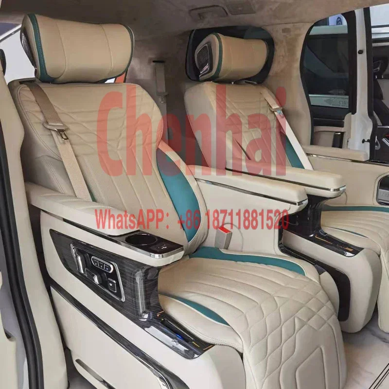 

china Customized Luxury Production Line Vito W447 Seats two seats For Mercedes Benz Vito Caravan Car Seat For Benz Vito Driver