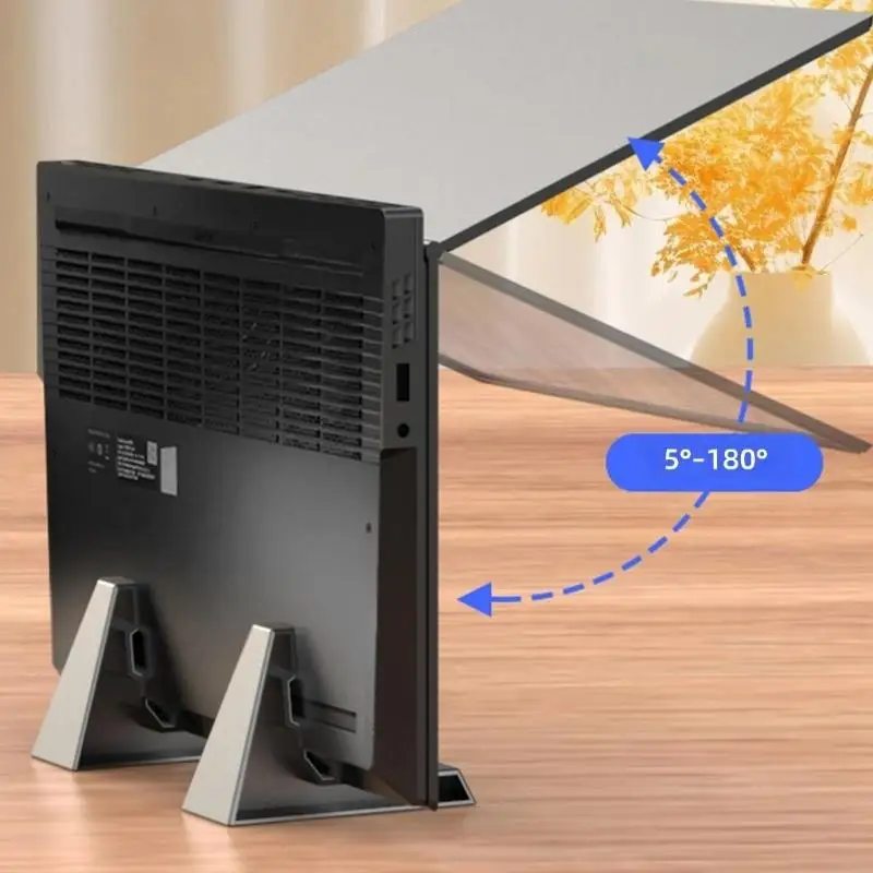 Ergonomic Computer Vertical Holder Stand For Better Postures And Heat Dissipation 83CF