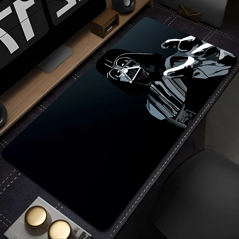 

Mouse Pad Extended Gaming Mousepad With Stitched Edge S-star W-wars D-darth V-dader Desk Mat Non-Slip Base Computer Keyboard Pad