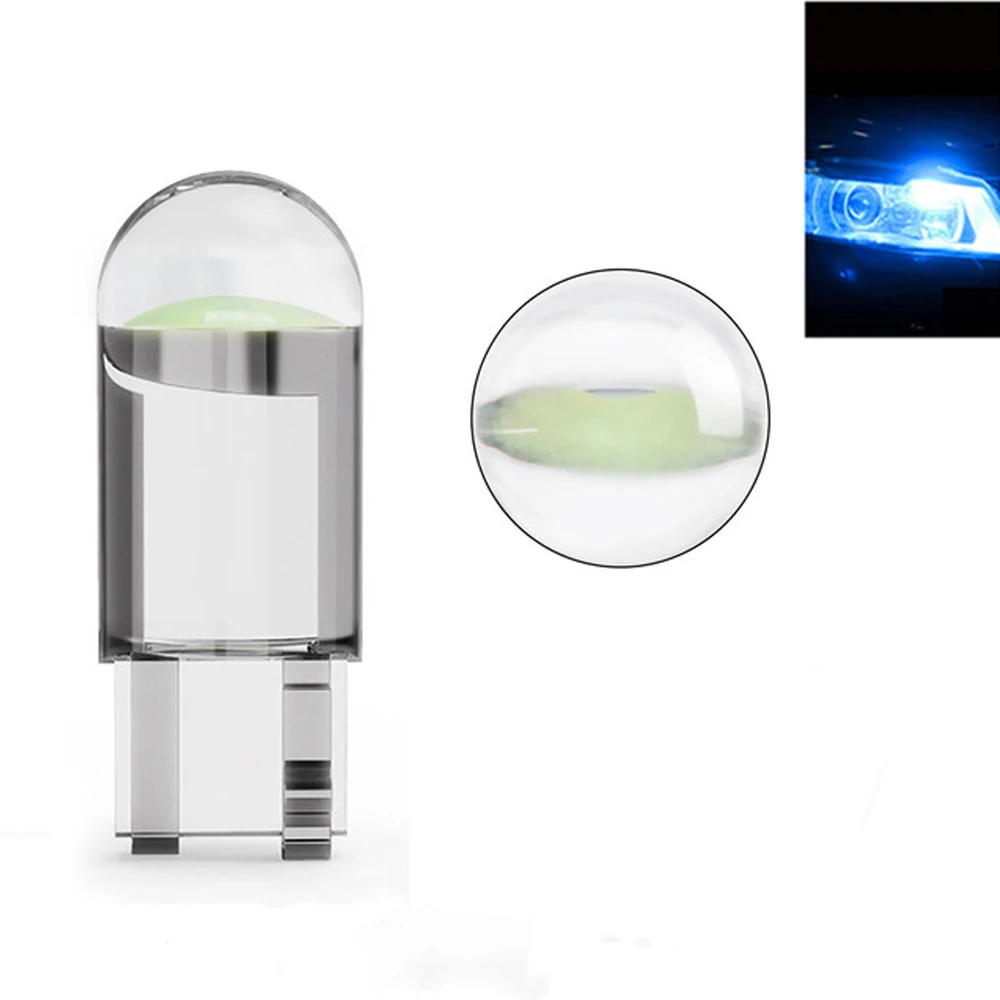 

Car Reading Light Glass Housing W5W 194 T10 Instrument Lamp Car Dome Light COB Led Light License Plate Lamp LED Car Bulb