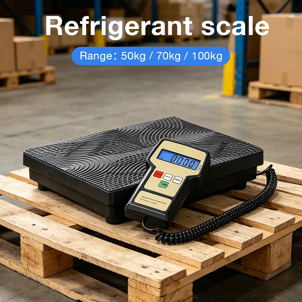 Digital Refrigeration Scale Electronic Scale for Refrigerants Refilling Central and Refrigeration Equipment Fluoridation Tools