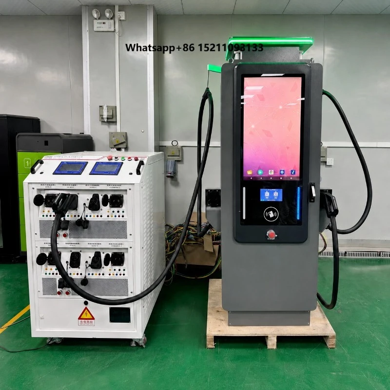 IP55 60-240kW DC EV Charger 1.6J Fast Charging Station CCS1 CCS2 GBT Dual  Commercial Use 380V Input