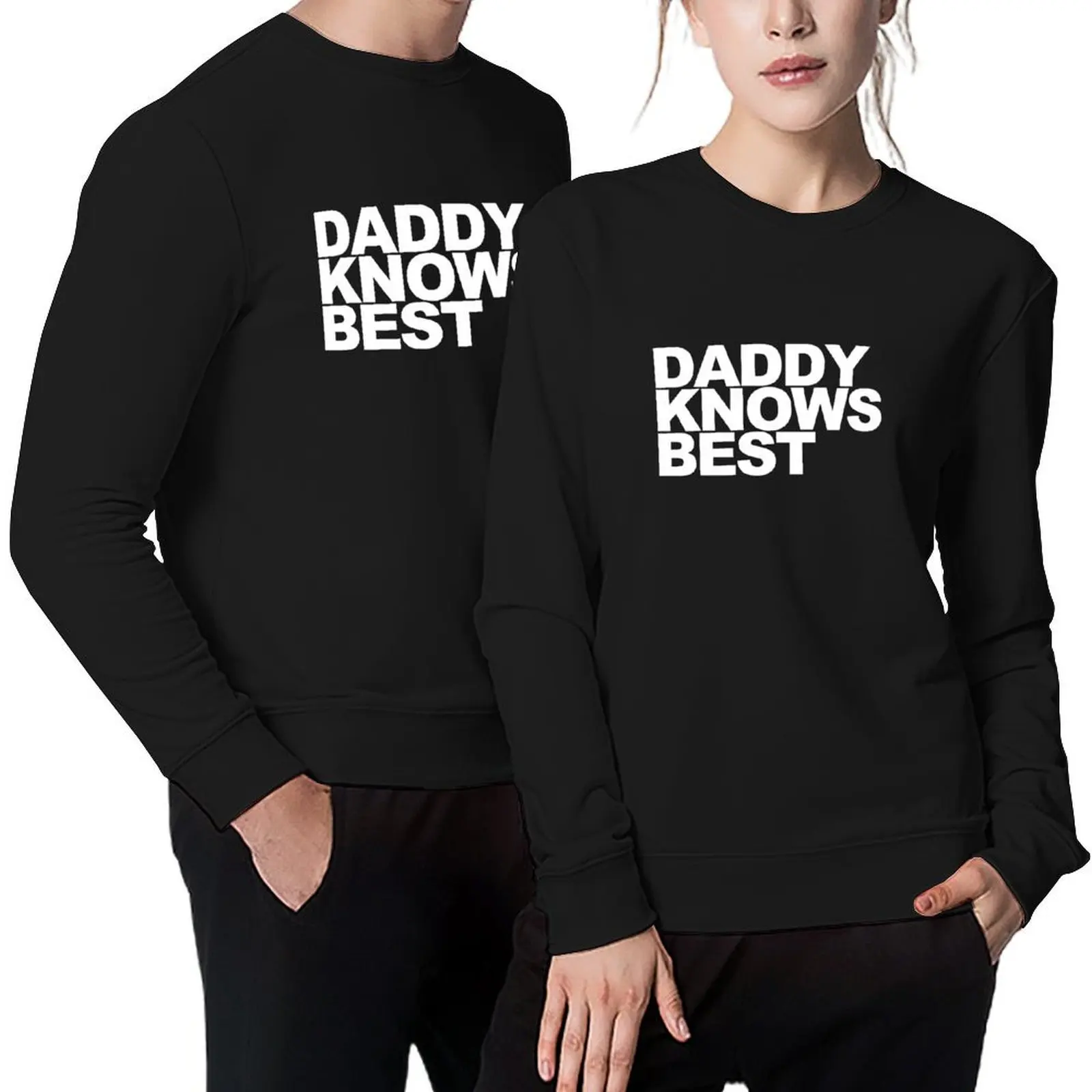 

Daddy Knows Best Pullover autumn jacket men men's autumn clothes japanese style fashion men aesthetic sweatshirts