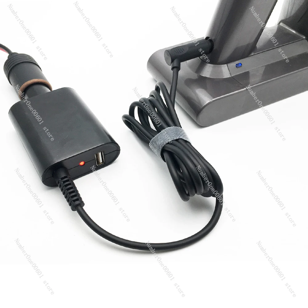 26.1V Car Charger Power Adapter for  V6 V7 V8 DC59 DC62 Vacuum Cleaner Accessories 1.8M Car Charger