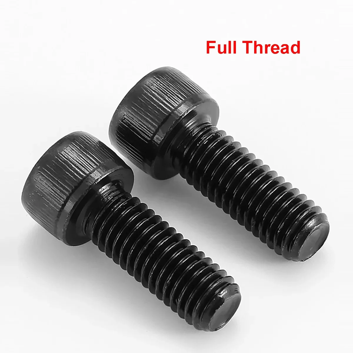 M4 Hexagon Hex Socket Cap Head Screw Bolts Black 12.9 Grade Carbon Steel Allen Screw DIN912 Length 4-150mm Full / Half Thread