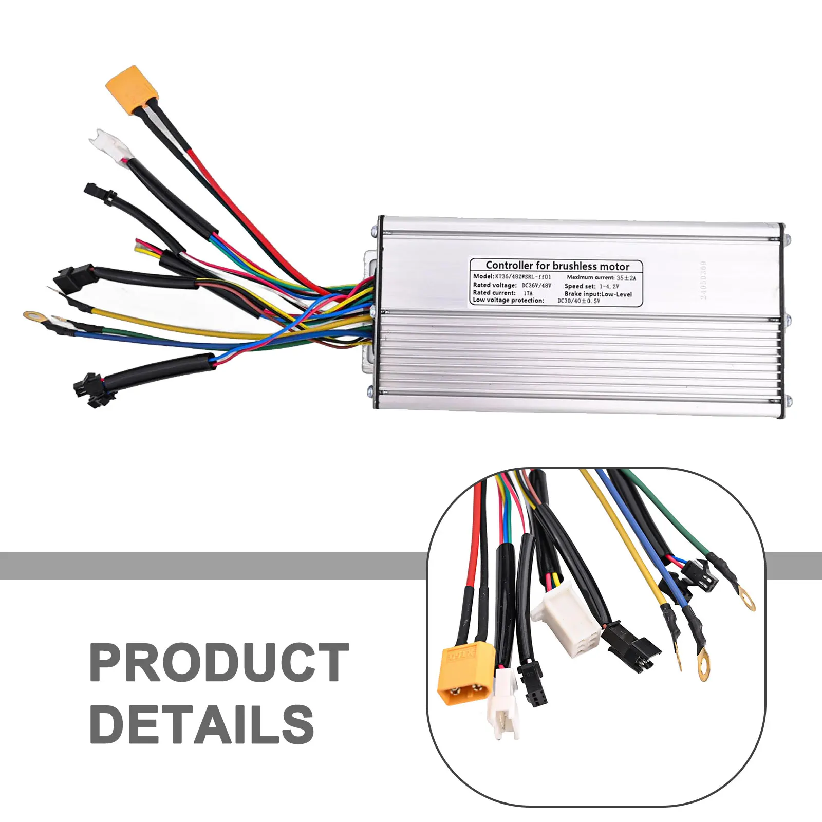 

Control Controller For Ebike Scooter Parts Replacement Tool Bicycle Kit Brushless Conversion Brushless Controller